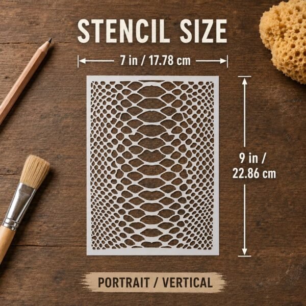 Snake Skin Stencil 2