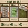 Snake Skin Stencil 4