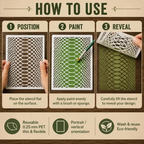 Snake Skin Stencil 4