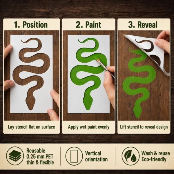 Snake Stencil 4