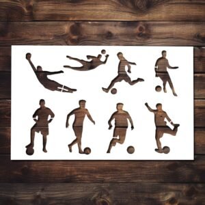 Soccer Stencil