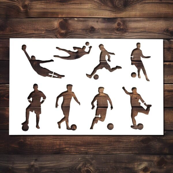 Soccer Stencil