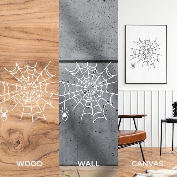 Spider Web Stencil 3