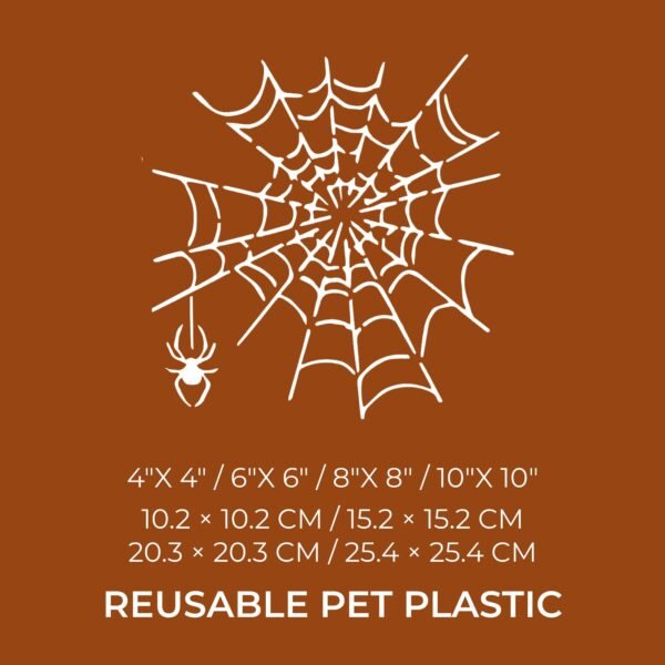 Spider Web Stencil 4