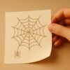Spider Web Stencil 5