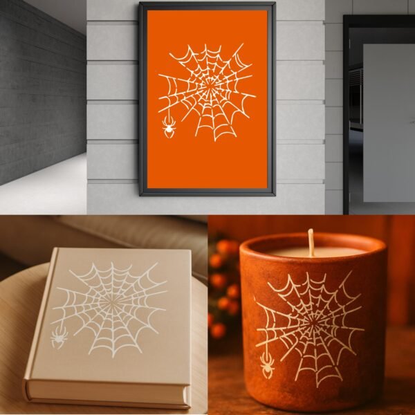 Spider Web Stencil 6