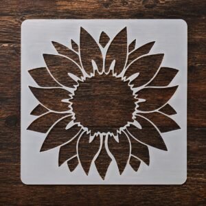 Sunflower Stencil