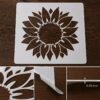 Sunflower Stencil 8