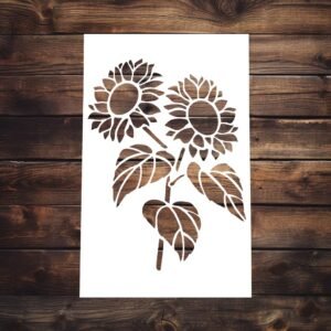 Sunflowers 2pc Stencil