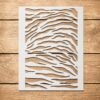 Tiger Stripes Stencil