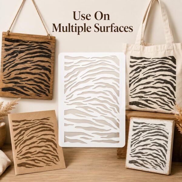Tiger Stripes Stencil 5