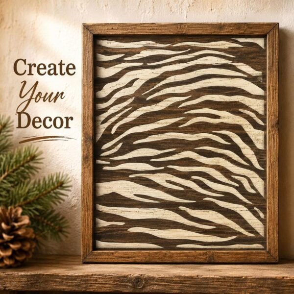Tiger Stripes Stencil 7