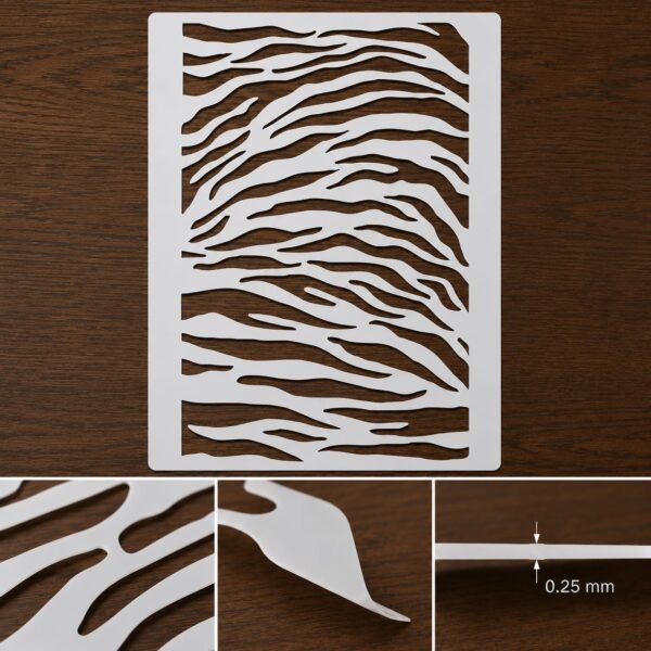 Tiger Stripes Stencil 8