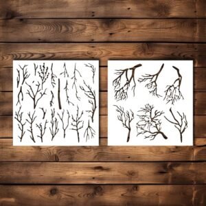 Tree Branches Stencil