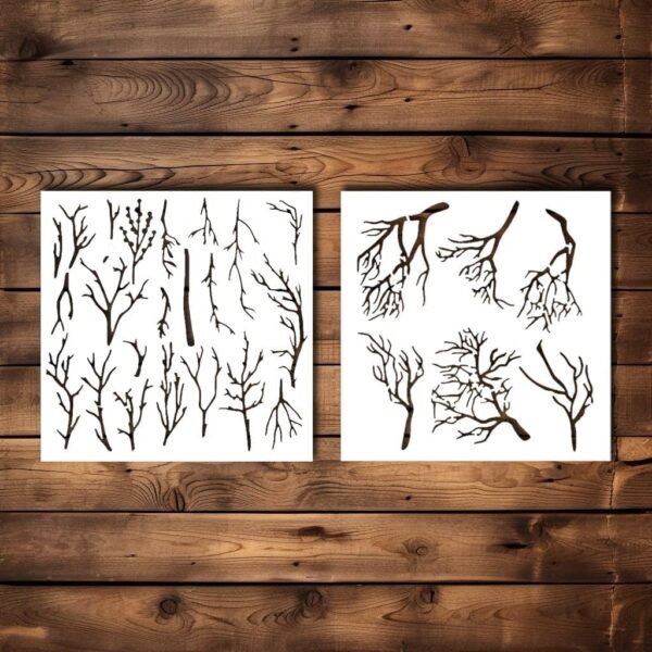 Tree Branches Stencil