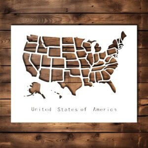 United States of America Stencil