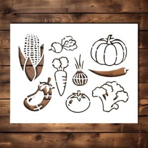 Vegetables Stencil