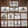 Viking Set Stencil