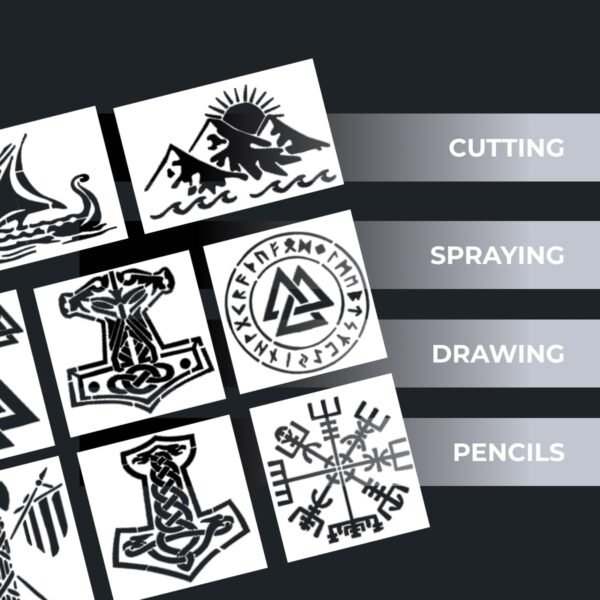 Viking Set Stencil 4