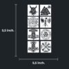 Viking Set Stencil 5