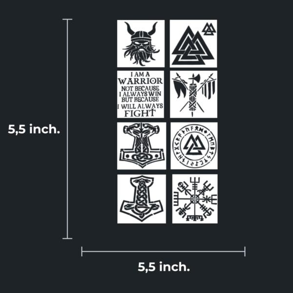 Viking Set Stencil 5