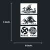 Viking Set Stencil 6