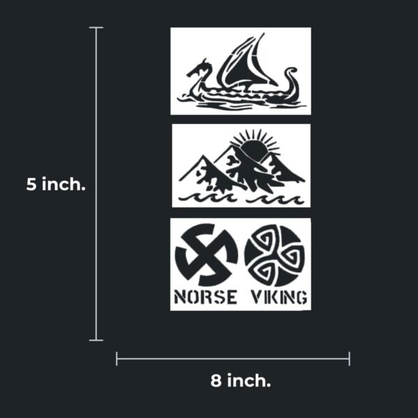 Viking Set Stencil 6