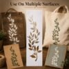 Vine Leaves 1 Stencil 5