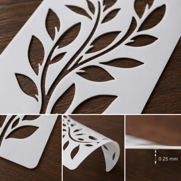 Vine Leaves 1 Stencil 8