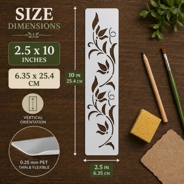 Vine Leaves 2 Stencil 2