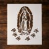 Virgin Mary Stencil