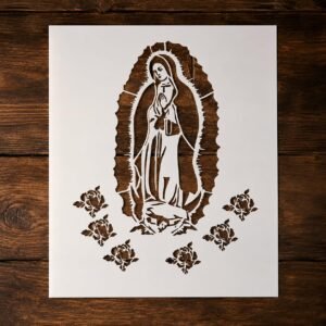 Virgin Mary Stencil