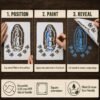 Virgin Mary Stencil 4
