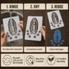 Virgin Mary Stencil 6