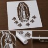 Virgin Mary Stencil 8