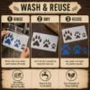 Wolf Paw Stencil 6